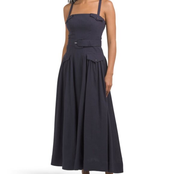 NICHOLAS Ramina Belted Safari Midi Dress - Picture 3 of 4